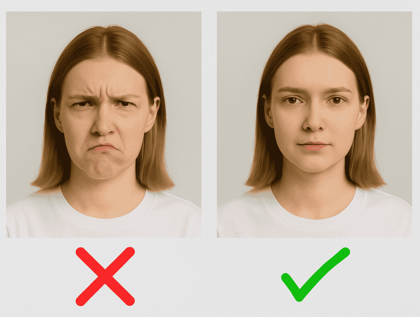 Photo Guidelines for Facial Expressions