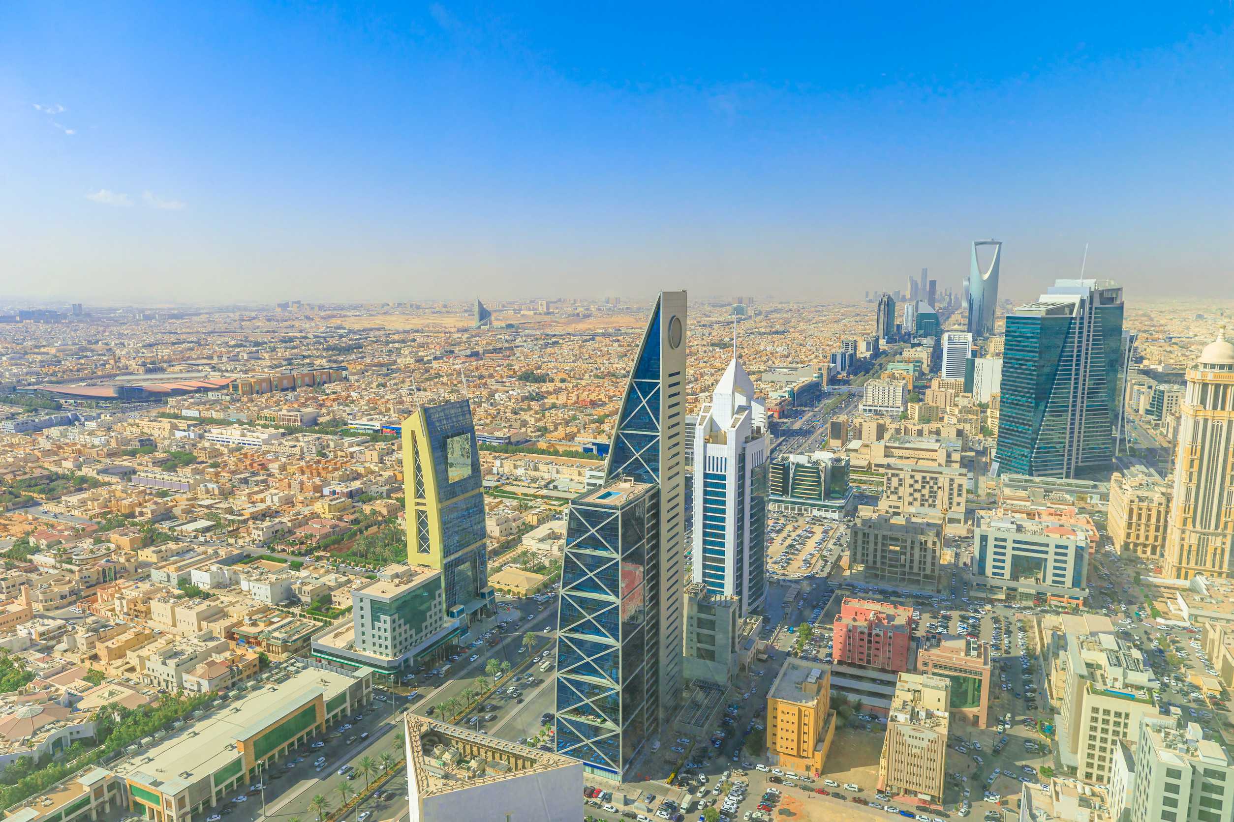 Modern high-rise buildings in Riyadh