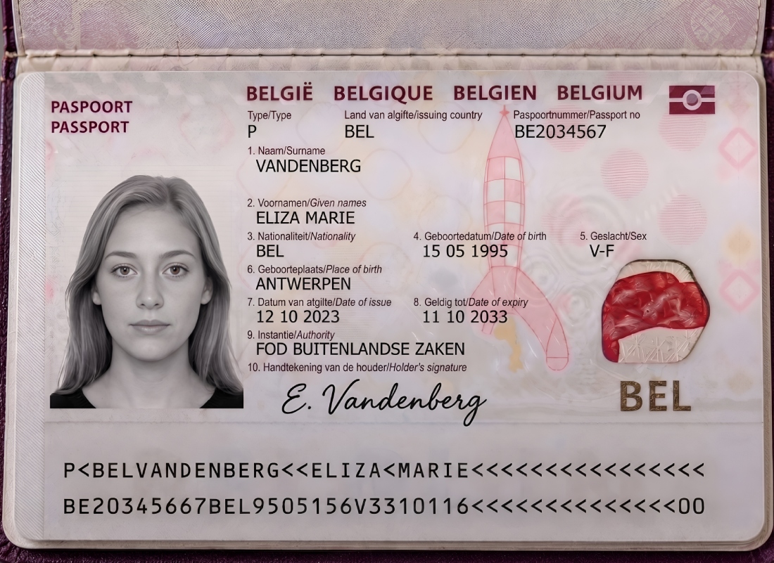 Passport Sample Image