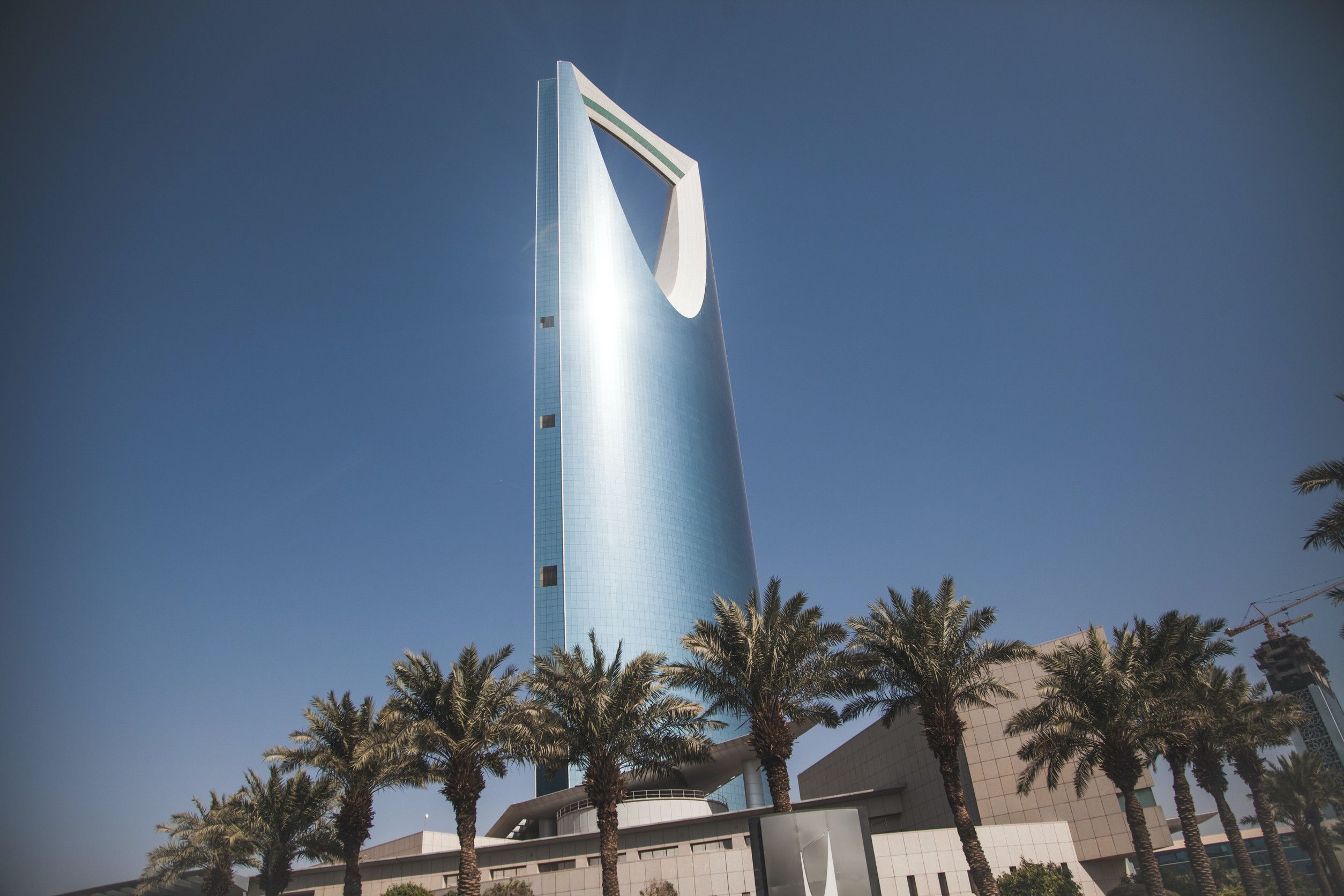 View of Riyadh’s iconic Kingdom Tower